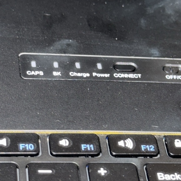 Black ProCase Keyboard Cover Case for Apple iPad Pro 12.9" with PENCIL AND CHGR - Picture 8 of 16